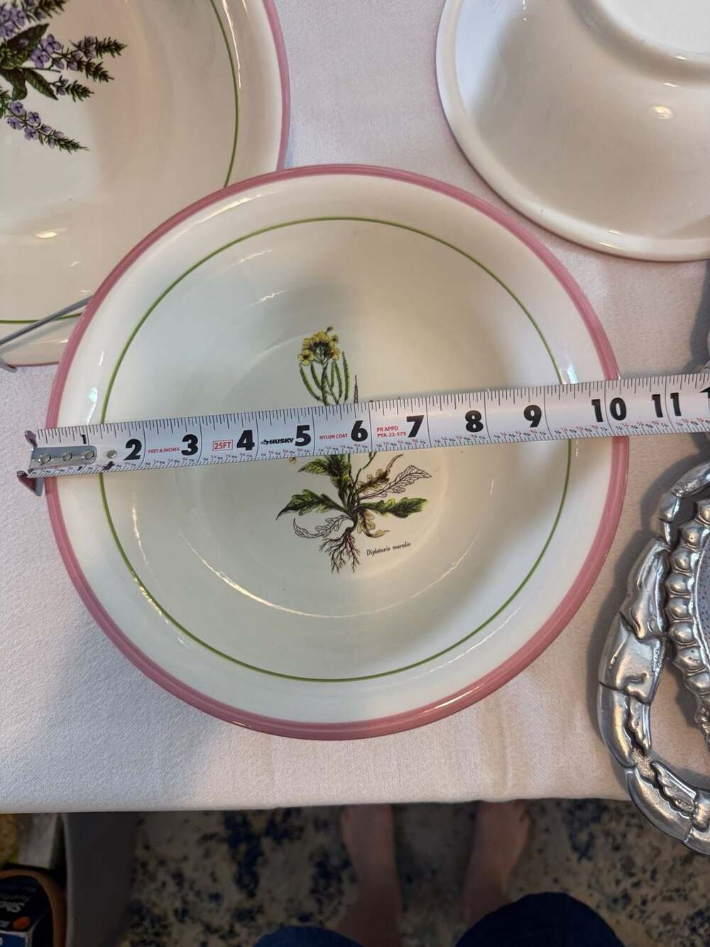 Set of 4 Large Primula Italian Botanical Soup Bowls - Picture 12 of 13